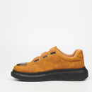 Urbanart Hype 12 Faux Wax Sneaker - Tan footwear UBRT