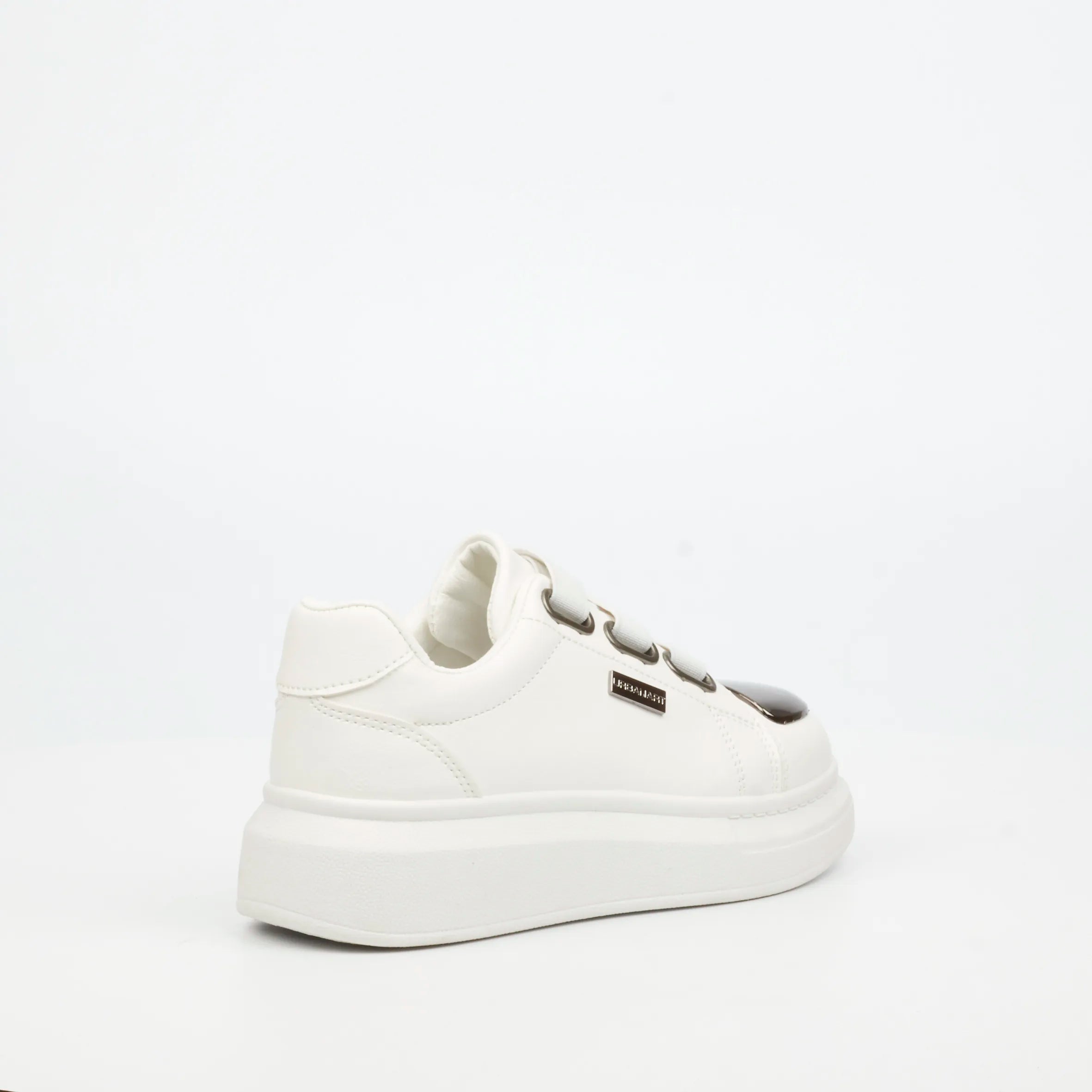 Urbanart Hype 12 Faux Wax Sneaker - White (Kids)