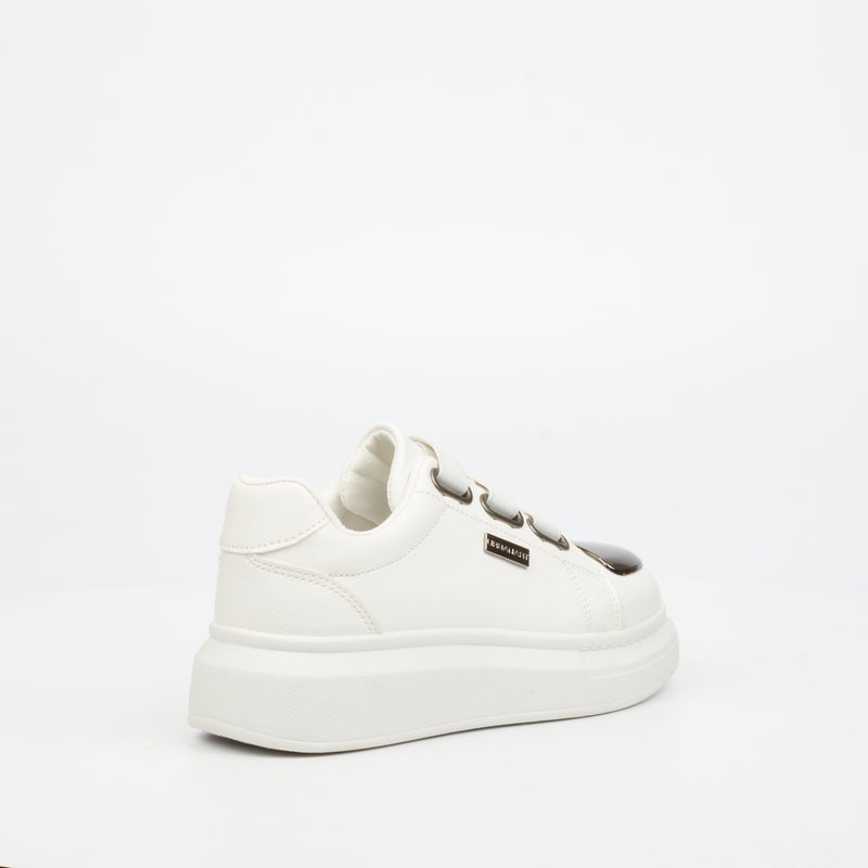Urbanart Hype 12 Faux Wax Sneaker - White (kids)