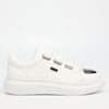Urbanart Hype 12 Faux Wax Sneaker - White footwear UBRT