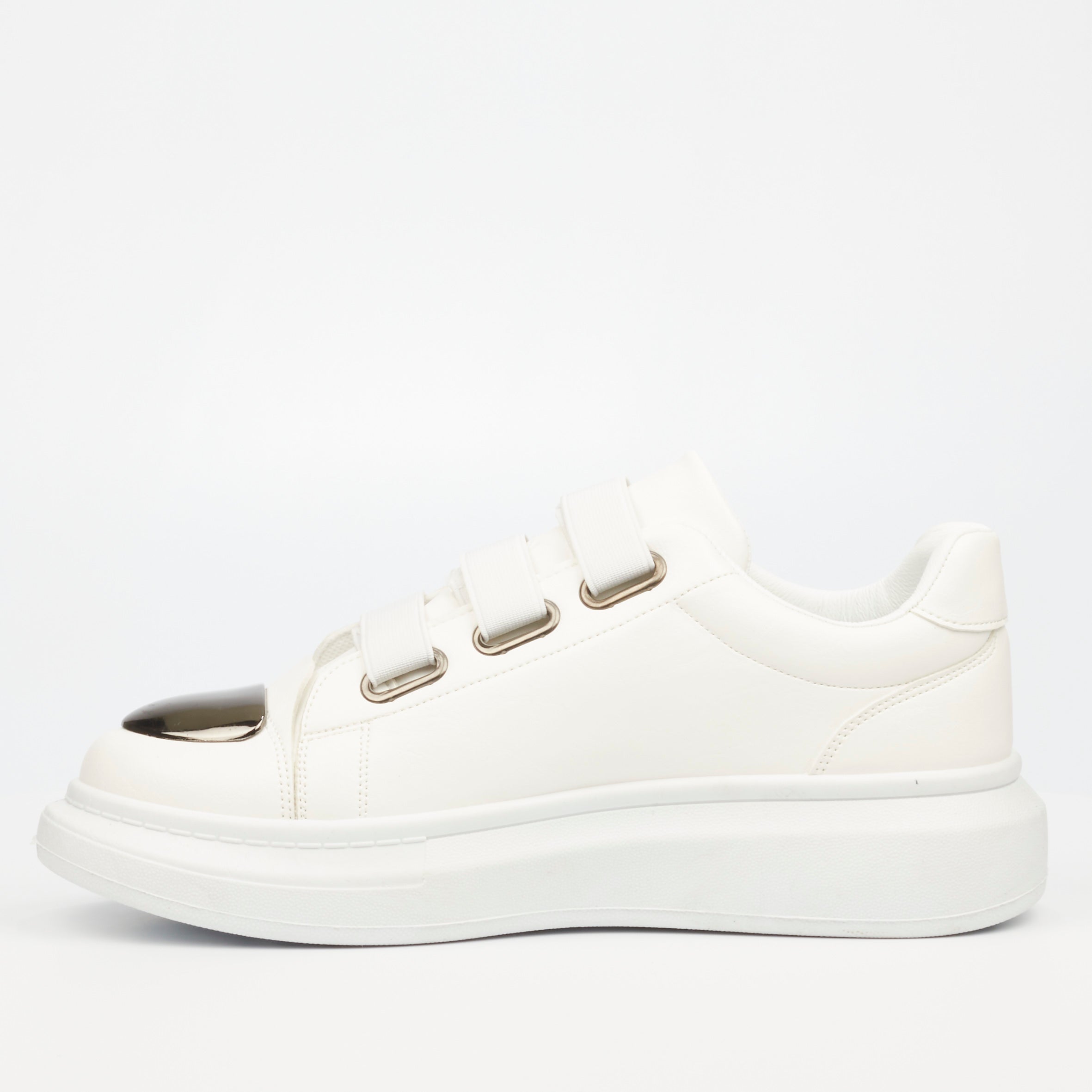 Urbanart Hype 12 Faux Wax Sneaker - White footwear UBRT