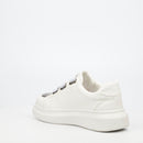 Urbanart Hype 12 Faux Wax Sneaker - White footwear UBRT