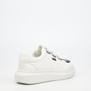 Urbanart Hype 12 Faux Wax Sneaker - White footwear UBRT