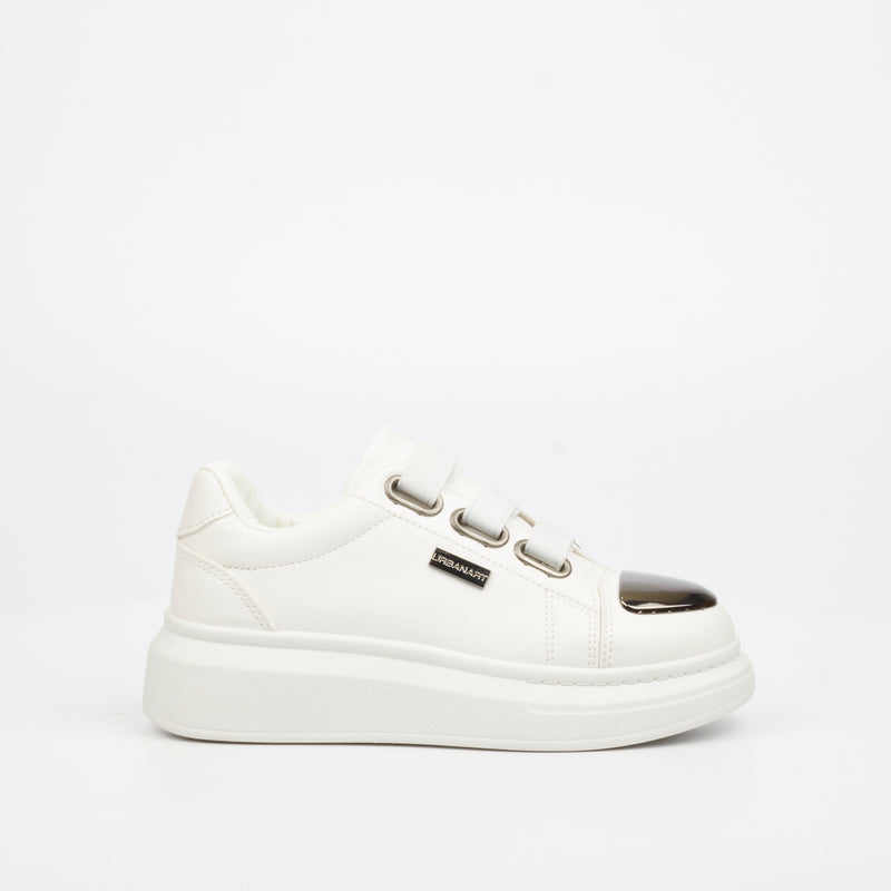 Urbanart Hype 12 Faux Wax Sneaker - White (youth)