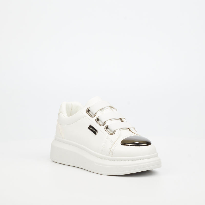 Urbanart Hype 12 Faux Wax Sneaker - White (youth)