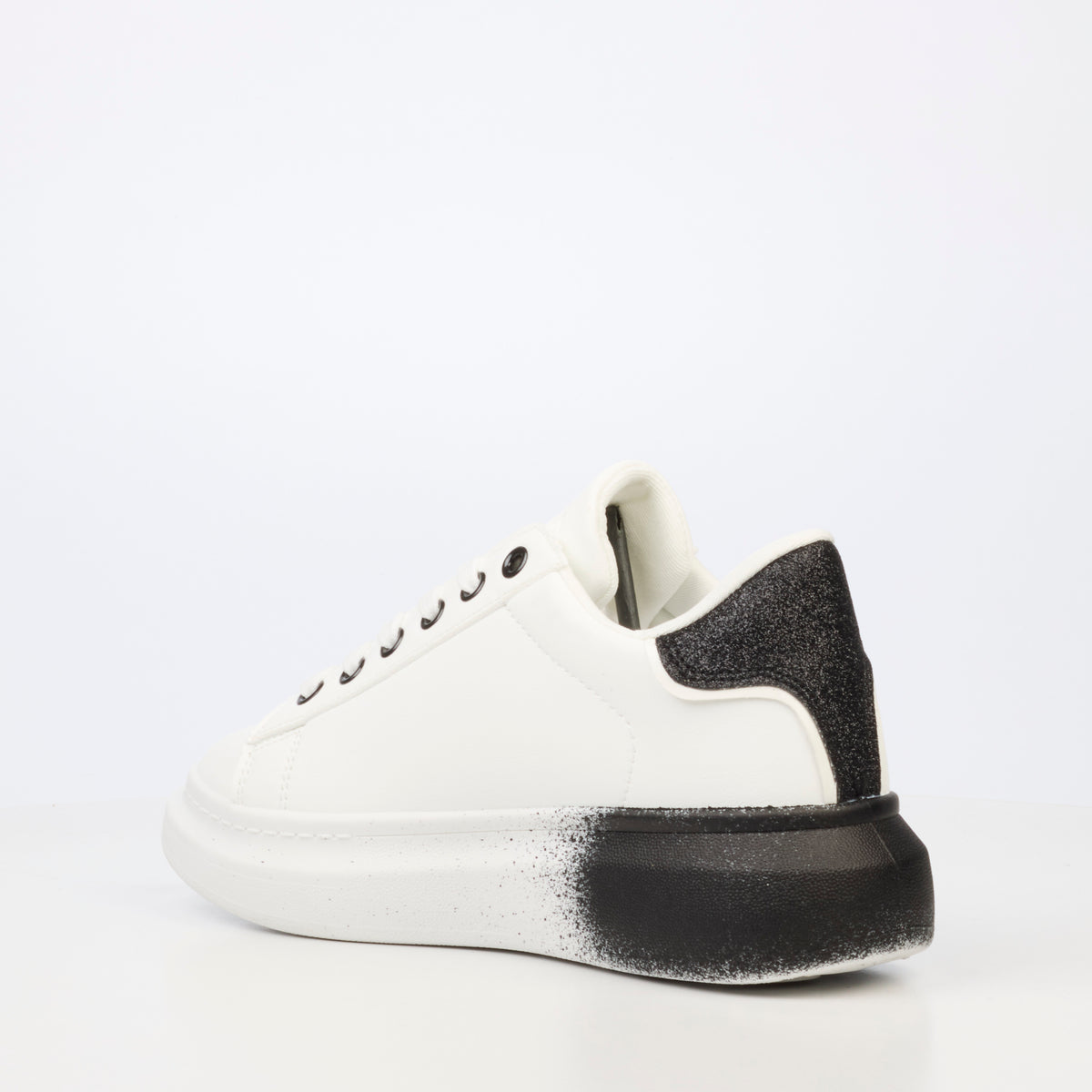 Urbanart Hype 23 Faux Leather Sneaker - Black (Ladies)