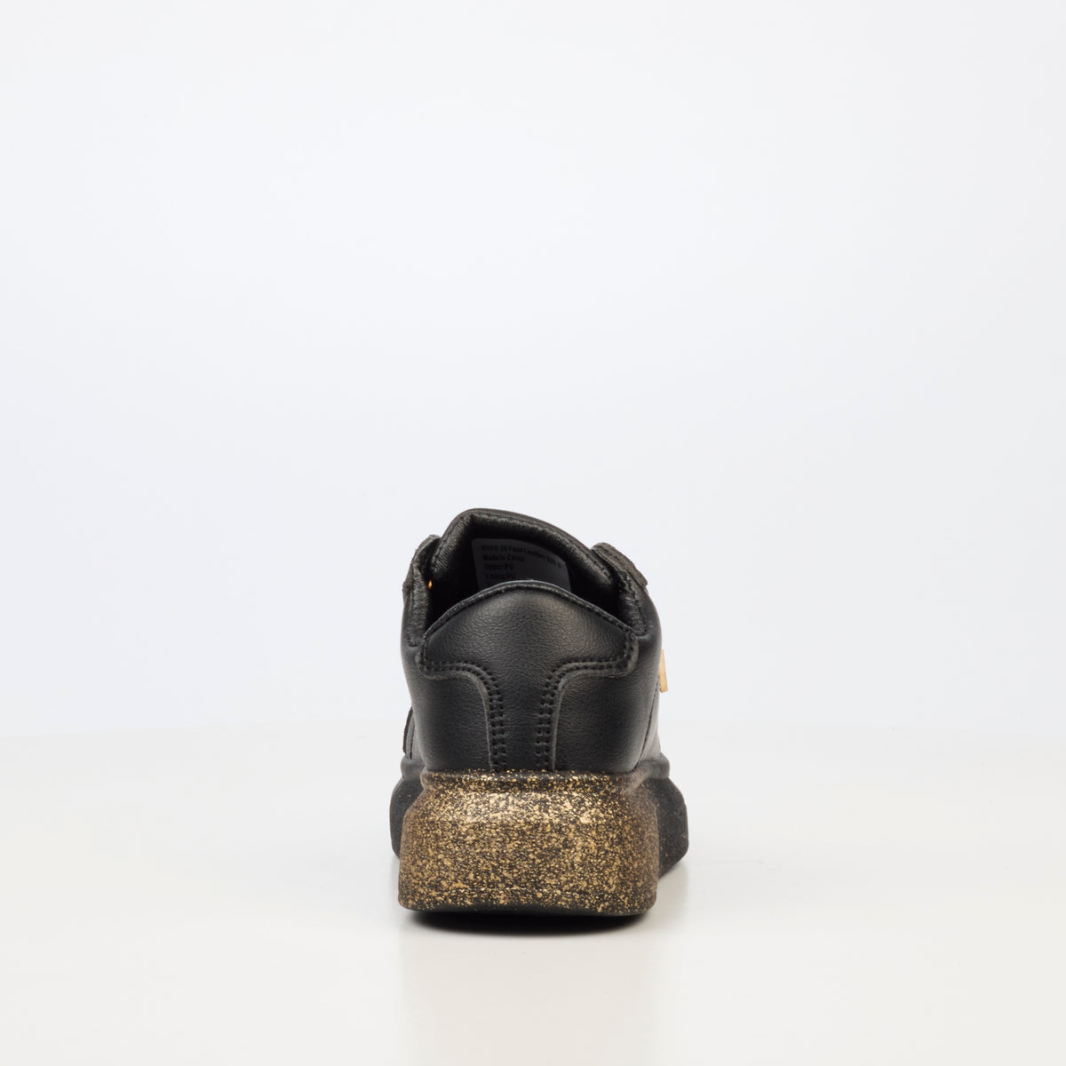 Urbanart Hype 26 Faux Leather Sneaker - Black (Kids)