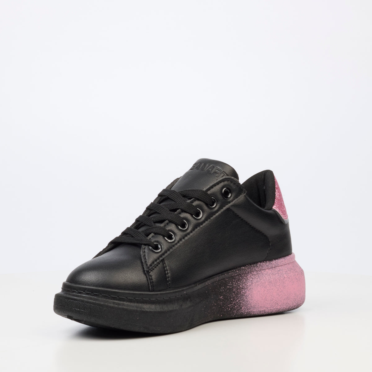 Urbanart Hype 26 Faux Leather Sneaker - Pink (Ladies)