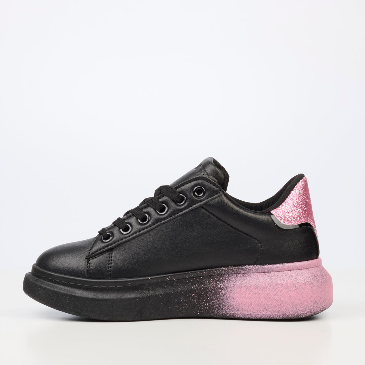 Urbanart Hype 26 Faux Leather Sneaker - Pink (Ladies)