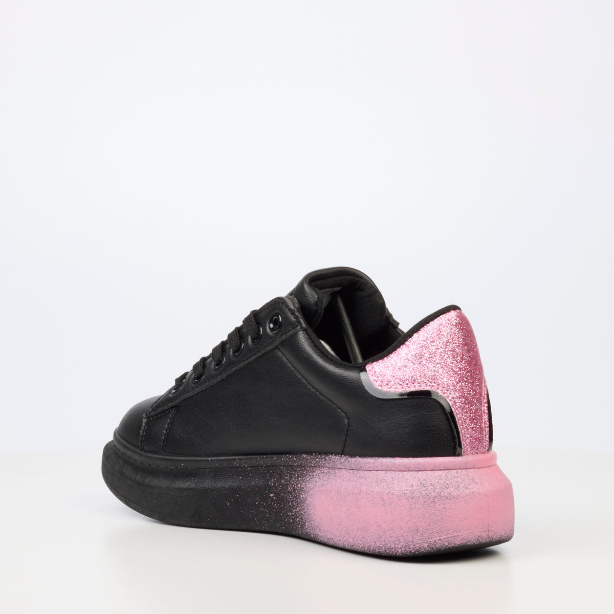 Urbanart Hype 26 Faux Leather Sneaker - Pink (Ladies)
