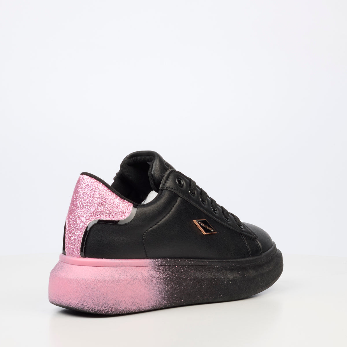 Urbanart Hype 26 Faux Leather Sneaker - Pink (Ladies)