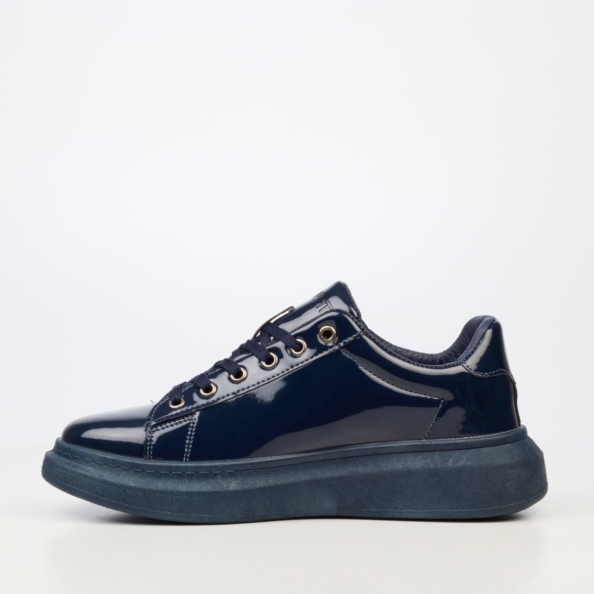 Urbanart Hype 28 Faux Patent Sneaker - Navy