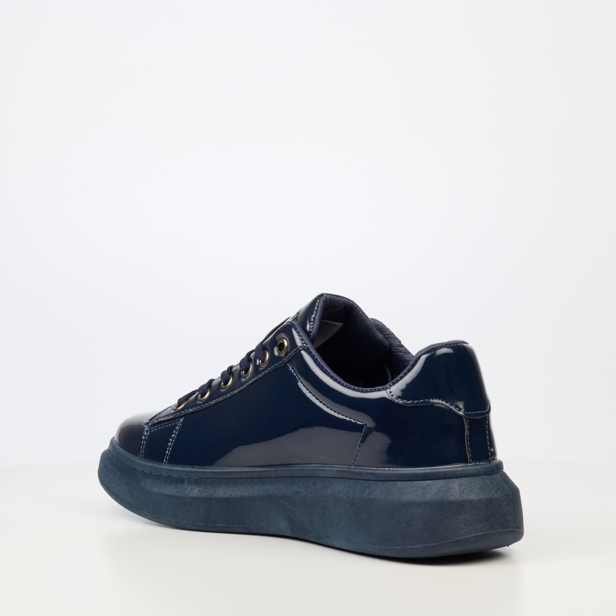 Urbanart Hype 28 Faux Patent Sneaker - Navy