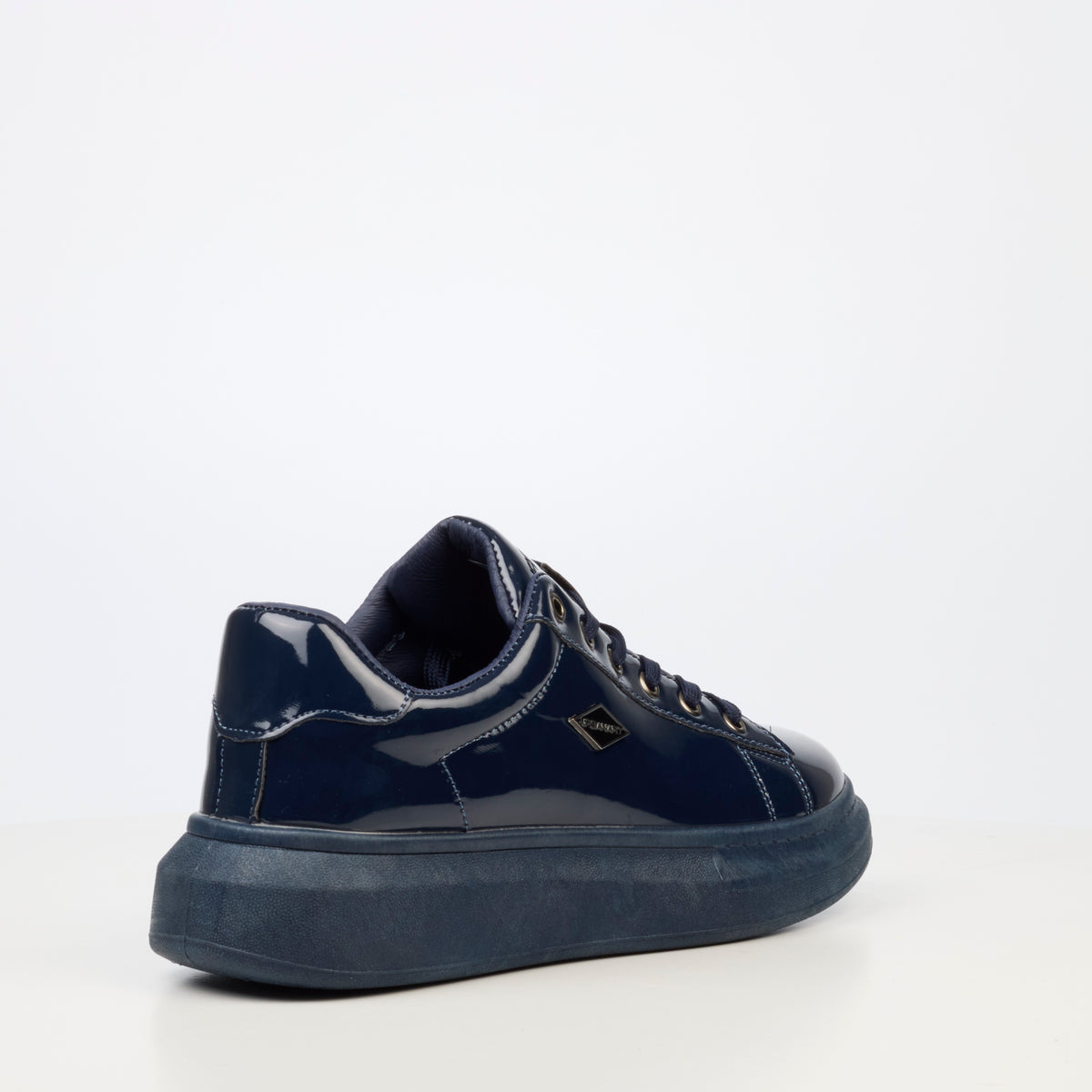 Urbanart Hype 28 Faux Patent Sneaker - Navy