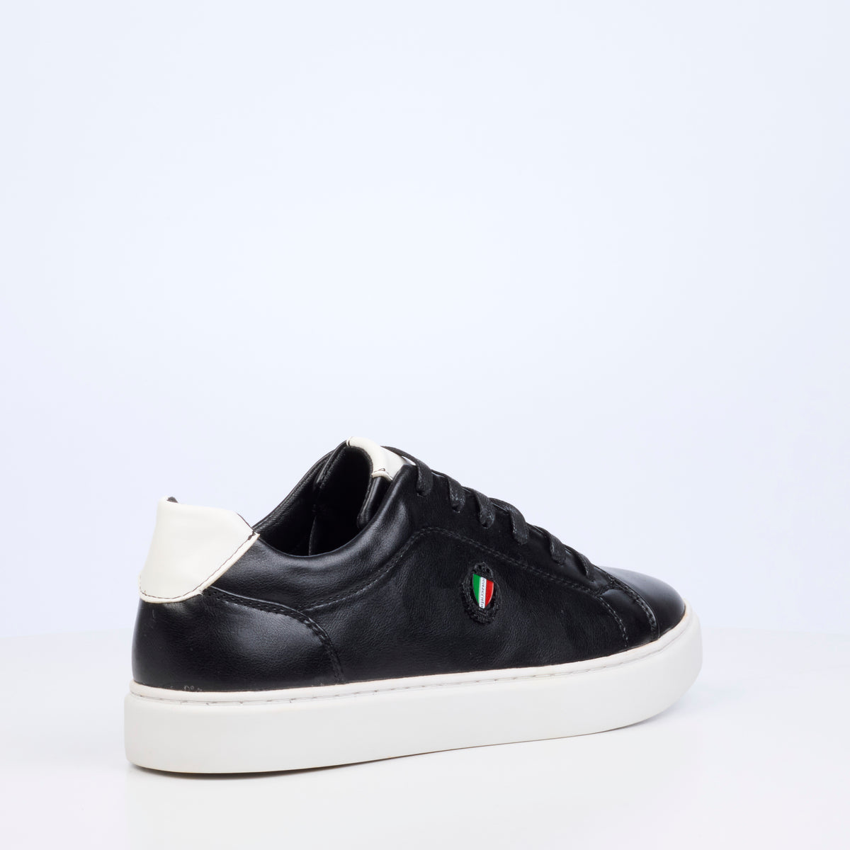 Mazerata Iago 1 Faux Wax Sneaker - Black