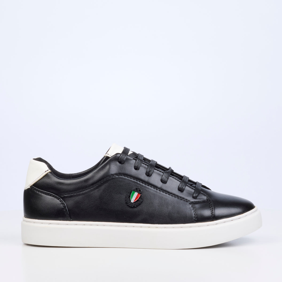 Mazerata Iago 1 Faux Wax Sneaker - Black