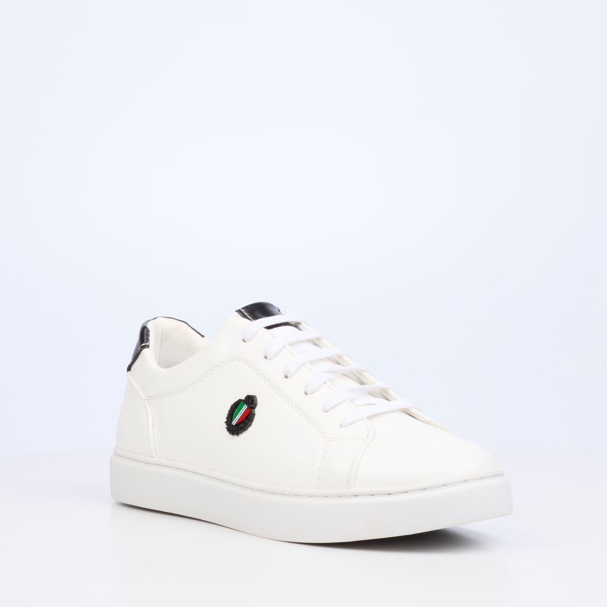 Mazerata Iago 1 Faux Wax Sneaker - White