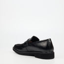 Mazerata Ilario 10 Faux Wax / Faux Suede Shoe - Black footwear Mazerata