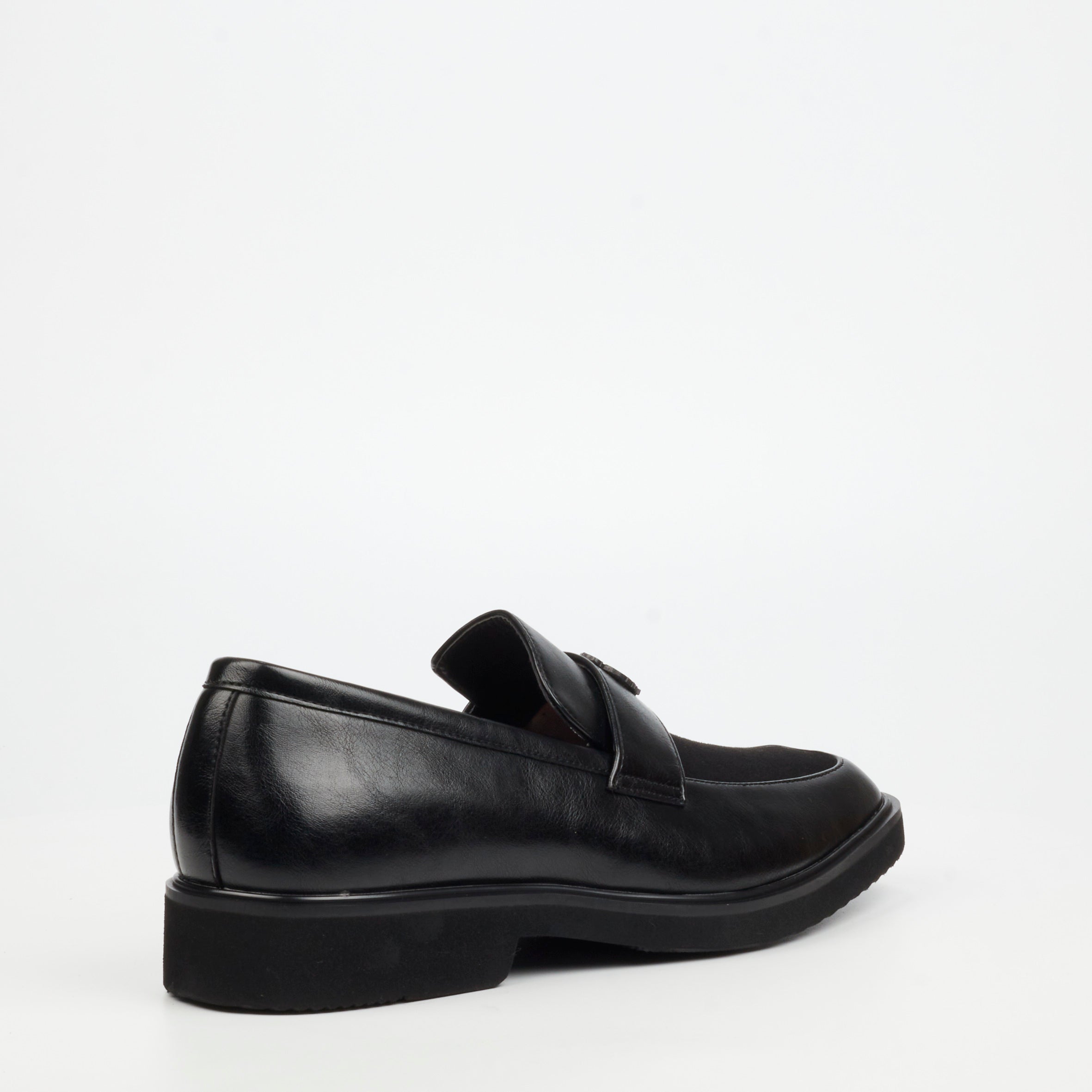 Mazerata Ilario 10 Faux Wax / Faux Suede Shoe - Black footwear Mazerata