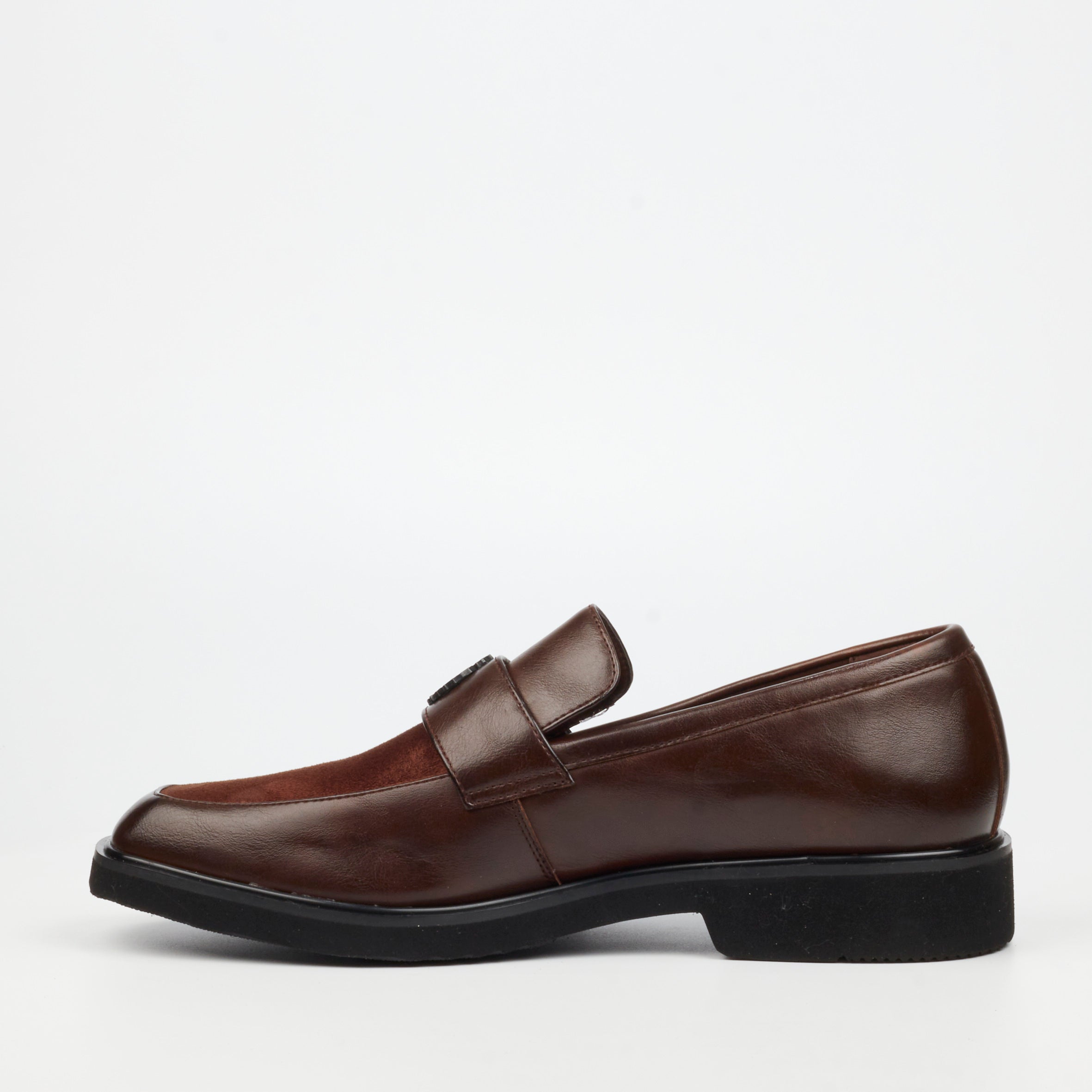 Mazerata Ilario 10 Faux Wax / Faux Suede Shoe - Chocolate footwear Mazerata