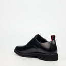 Mazerata Ilario 12 Faux Wax Shoe - Black footwear Mazerata