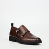 Mazerata Ilario 12 Faux Wax Shoe - Chocolate footwear Mazerata