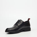 Mazerata Ilario 1 Faux Wax Shoe - Black footwear Mazerata