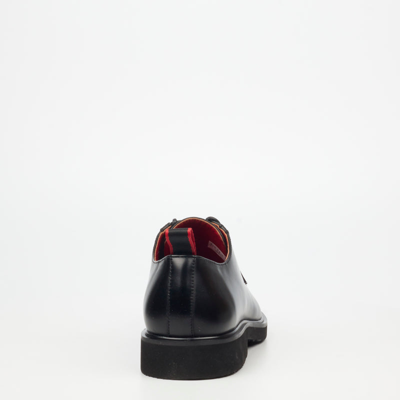 Mazerata Ilario 1 Faux Wax Shoe - Black footwear Mazerata