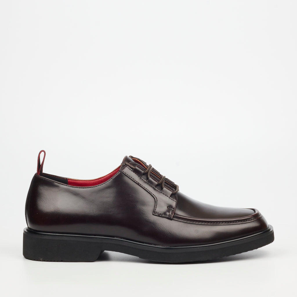 Mazerata Ilario 1 Faux Wax Shoe - Chocolate footwear Mazerata
