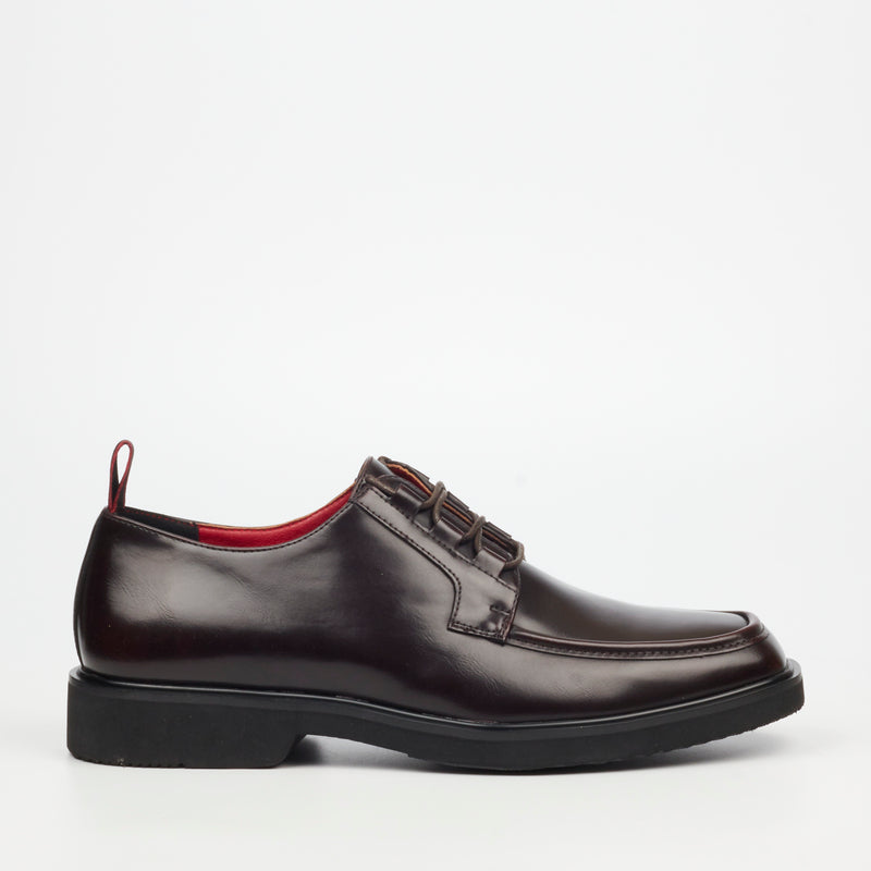 Mazerata Ilario 1 Faux Wax Shoe - Chocolate footwear Mazerata
