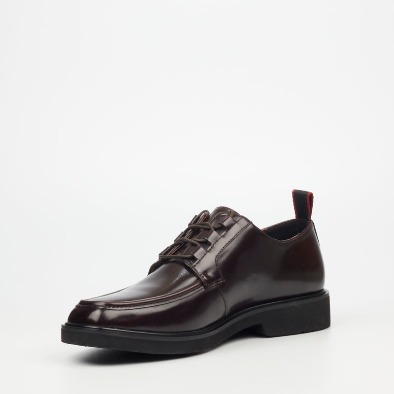 Mazerata Ilario 1 Faux Wax Shoe - Chocolate footwear Mazerata