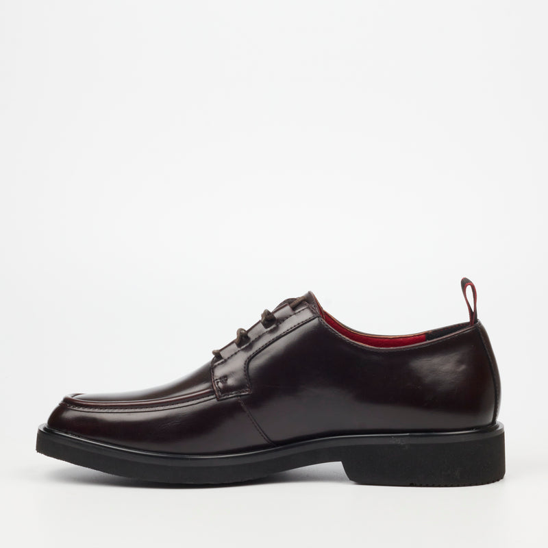 Mazerata Ilario 1 Faux Wax Shoe - Chocolate footwear Mazerata