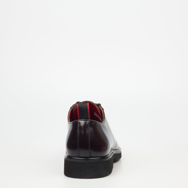 Mazerata Ilario 1 Faux Wax Shoe - Chocolate footwear Mazerata