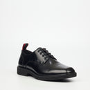 Mazerata Ilario 4 Faux Wax Shoe - Black footwear Mazerata