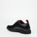 Mazerata Ilario 4 Faux Wax Shoe - Black footwear Mazerata