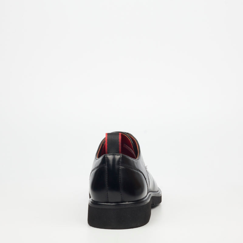 Mazerata Ilario 4 Faux Wax Shoe - Black footwear Mazerata