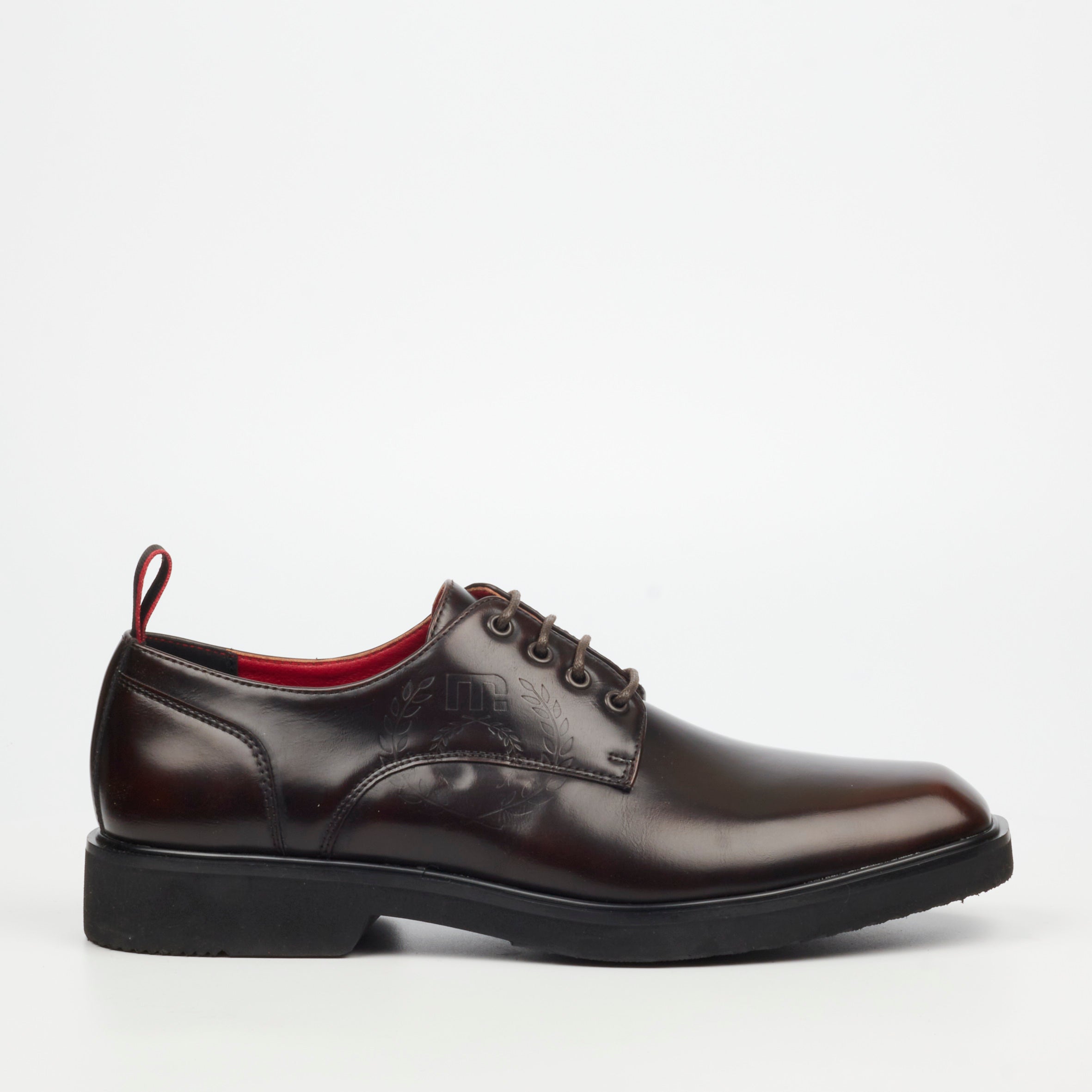 Mazerata Ilario 4 Faux Wax Shoe - Chocolate footwear Mazerata