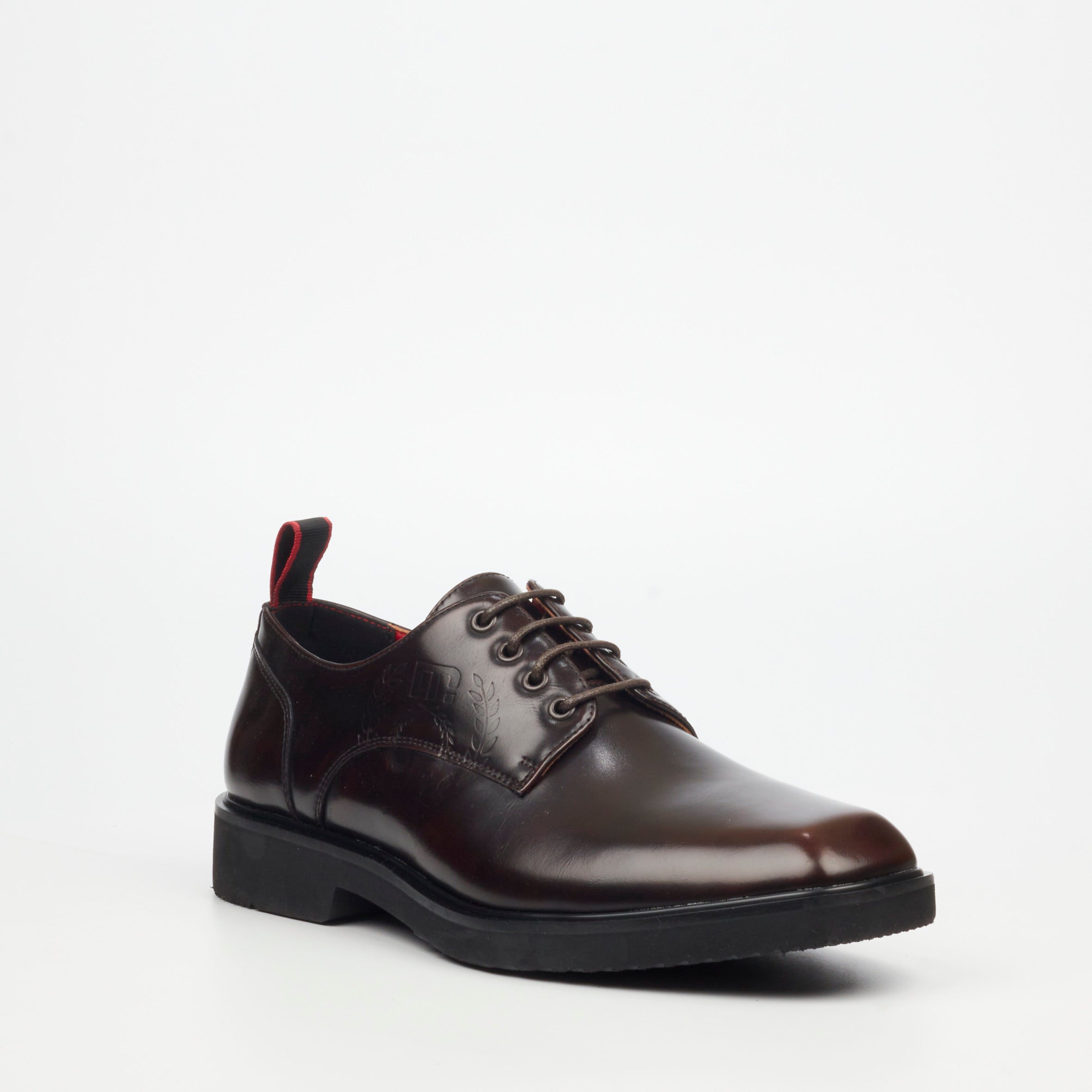 Mazerata Ilario 4 Faux Wax Shoe - Chocolate footwear Mazerata