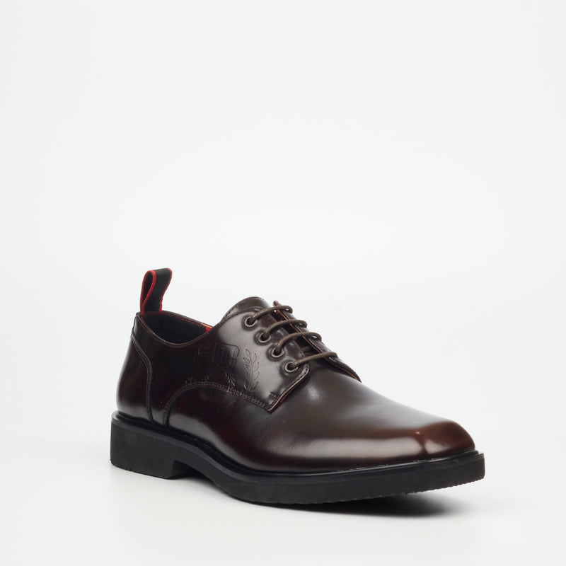 Mazerata Ilario 4 Faux Wax Shoe - Chocolate footwear Mazerata