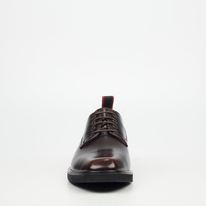 Mazerata Ilario 4 Faux Wax Shoe - Chocolate footwear Mazerata