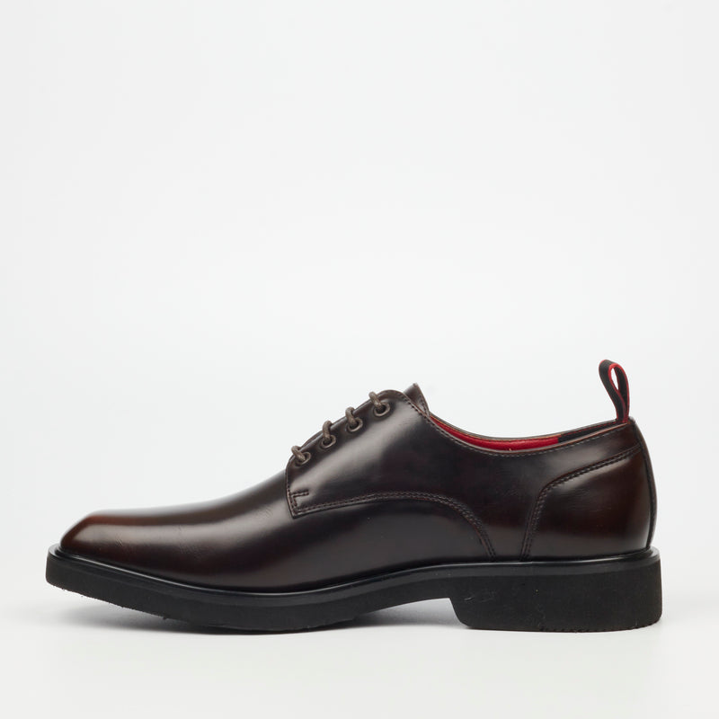 Mazerata Ilario 4 Faux Wax Shoe - Chocolate footwear Mazerata