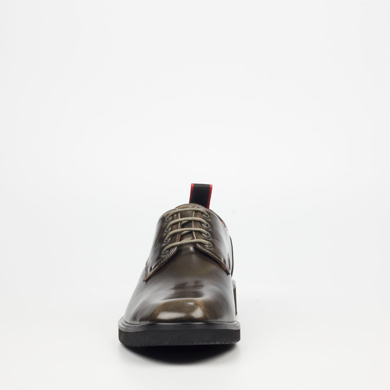MAzerata Ilario 4 Faux Wax Shoe - Grey footwear Mazerata