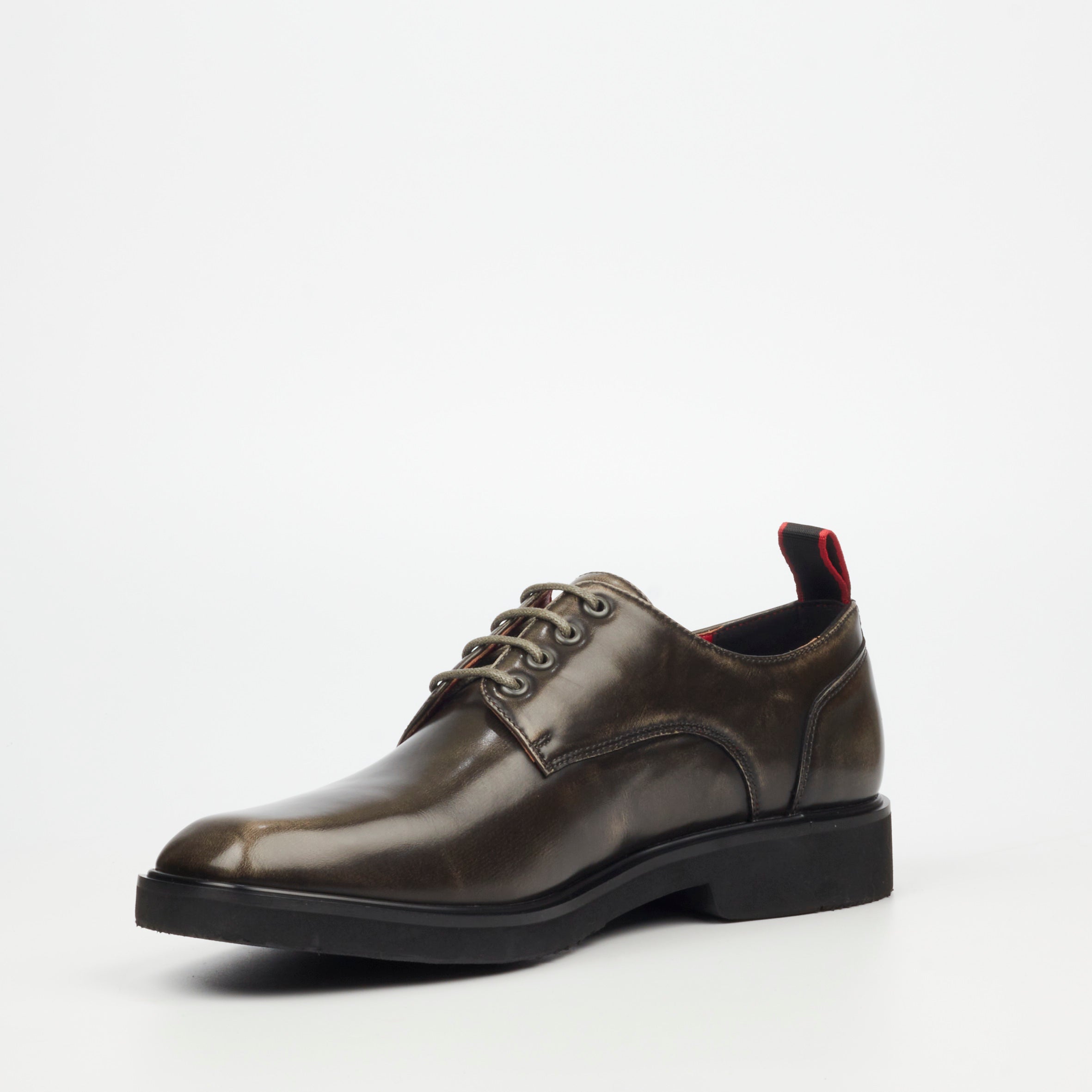 MAzerata Ilario 4 Faux Wax Shoe - Grey footwear Mazerata