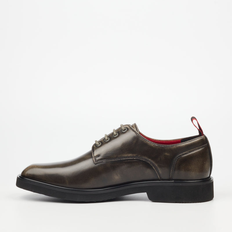 MAzerata Ilario 4 Faux Wax Shoe - Grey footwear Mazerata