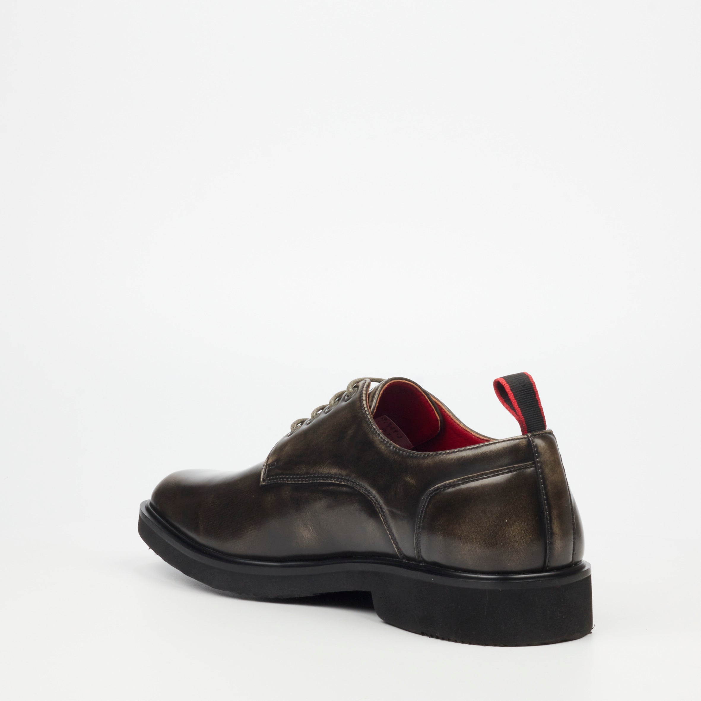 MAzerata Ilario 4 Faux Wax Shoe - Grey footwear Mazerata
