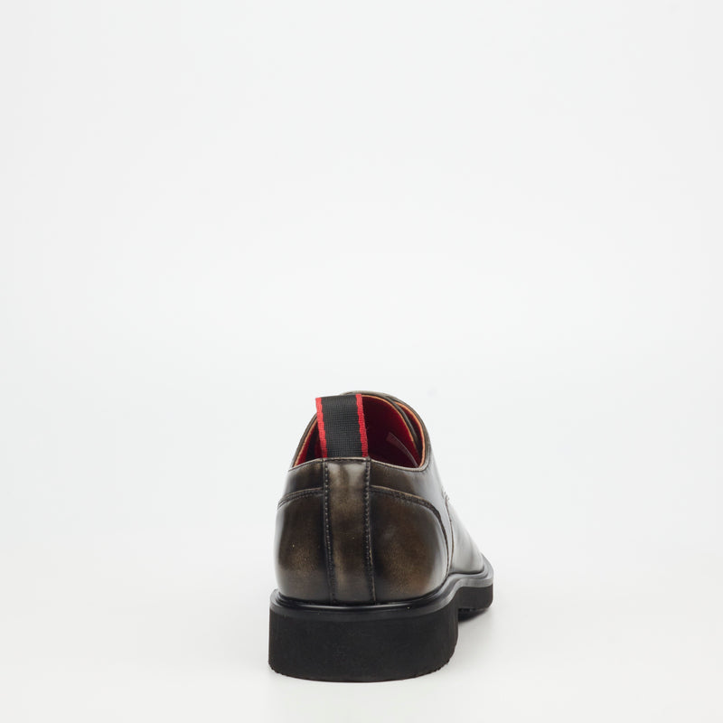 MAzerata Ilario 4 Faux Wax Shoe - Grey footwear Mazerata