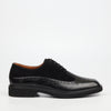 Mazerata Ilario 5 Faux Wax / Faux Sude Shoe - Black footwear Mazerata