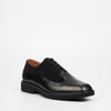 Mazerata Ilario 5 Faux Wax / Faux Sude Shoe - Black footwear Mazerata