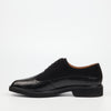 Mazerata Ilario 5 Faux Wax / Faux Sude Shoe - Black footwear Mazerata