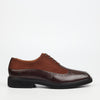 Mazerata Ilario 5 Faux Wax / Faux Suede Shoe - Chocolate footwear Mazerata